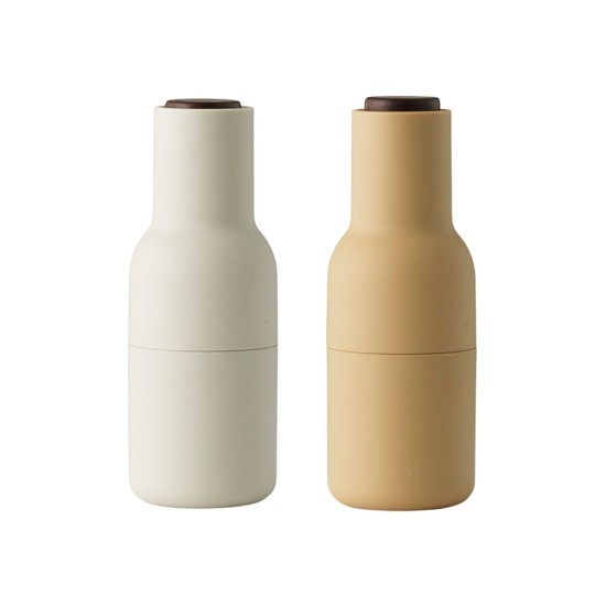 Bottle Grinder Set Ceramic Spice Mill 2 Pcs