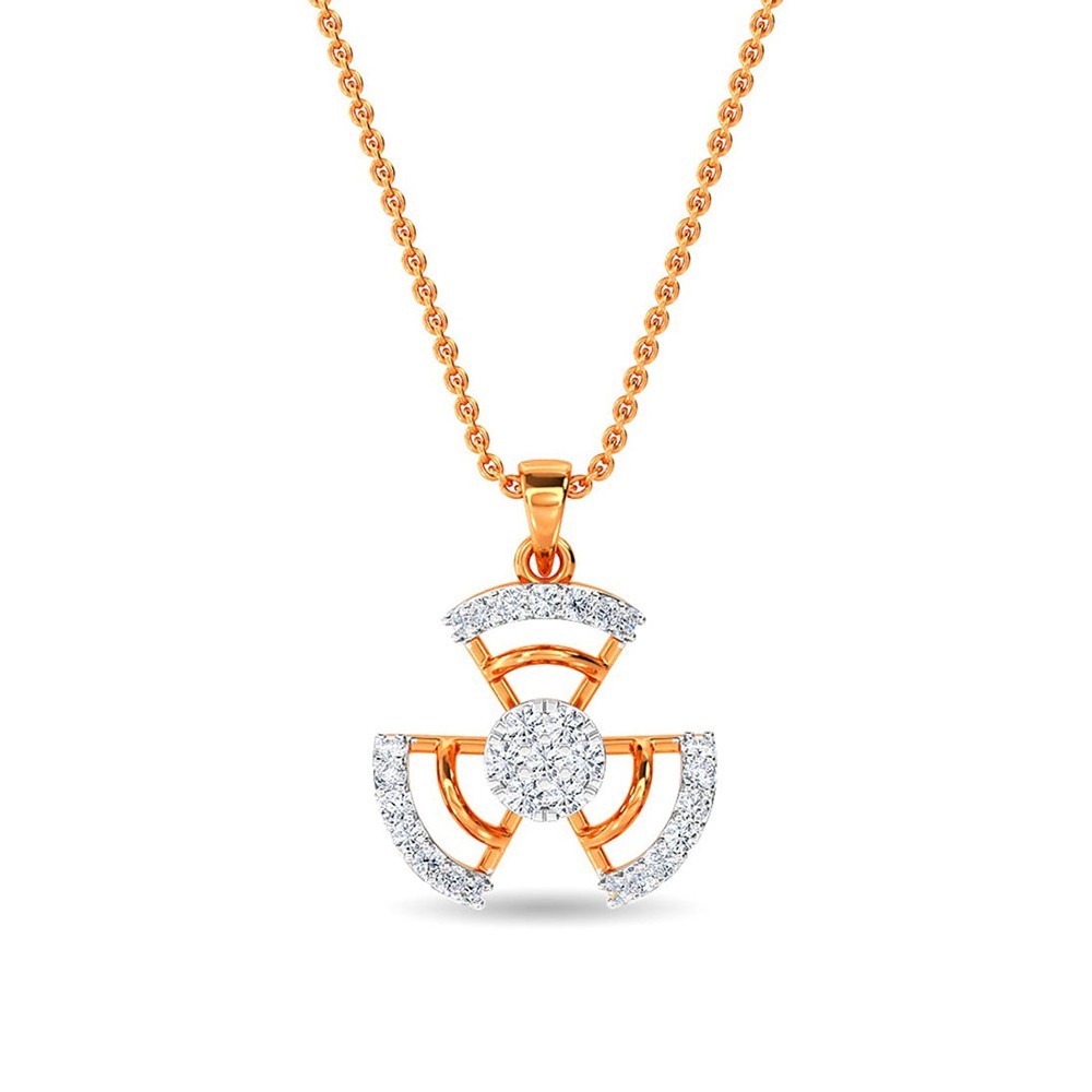Diamond Ed Pendant Yellow Gold / 14KT