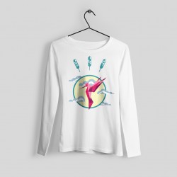 Women Solid Round Neck Cotton  T-Shirt