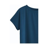 Women Solid Round Neck Cotton  T-Shirt